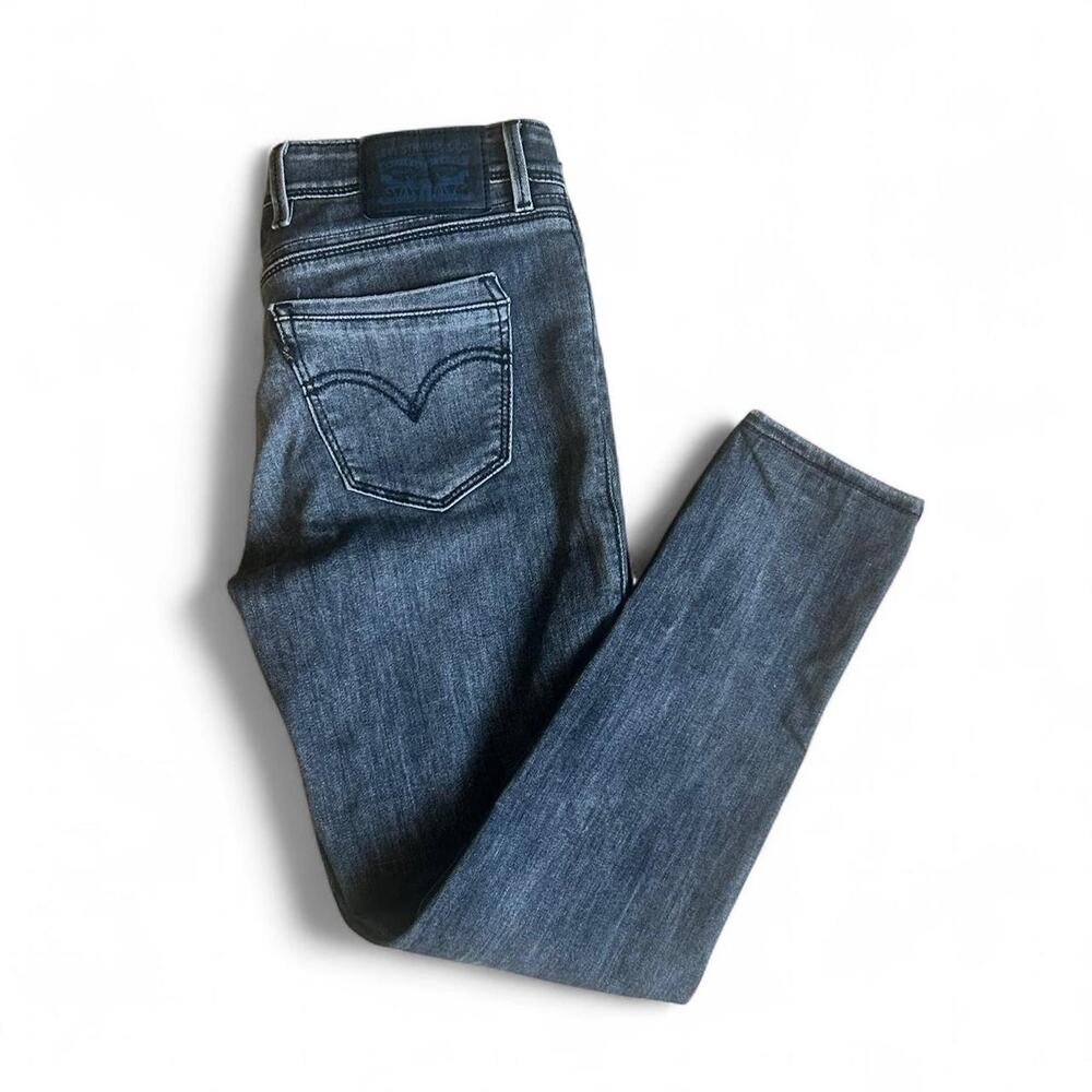 Levis 711 skinny jeans‎ black Label Size 28 NWOT denim designer